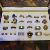 Diversos anéis vintage
