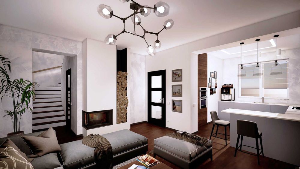 Авторський дизайн інтер’єру з повним пакетом креслень