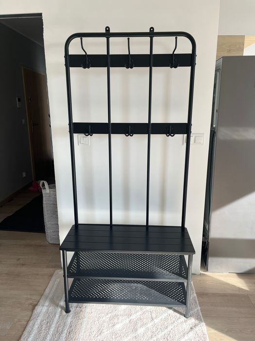 IKEA PINNING wieszak z ławą