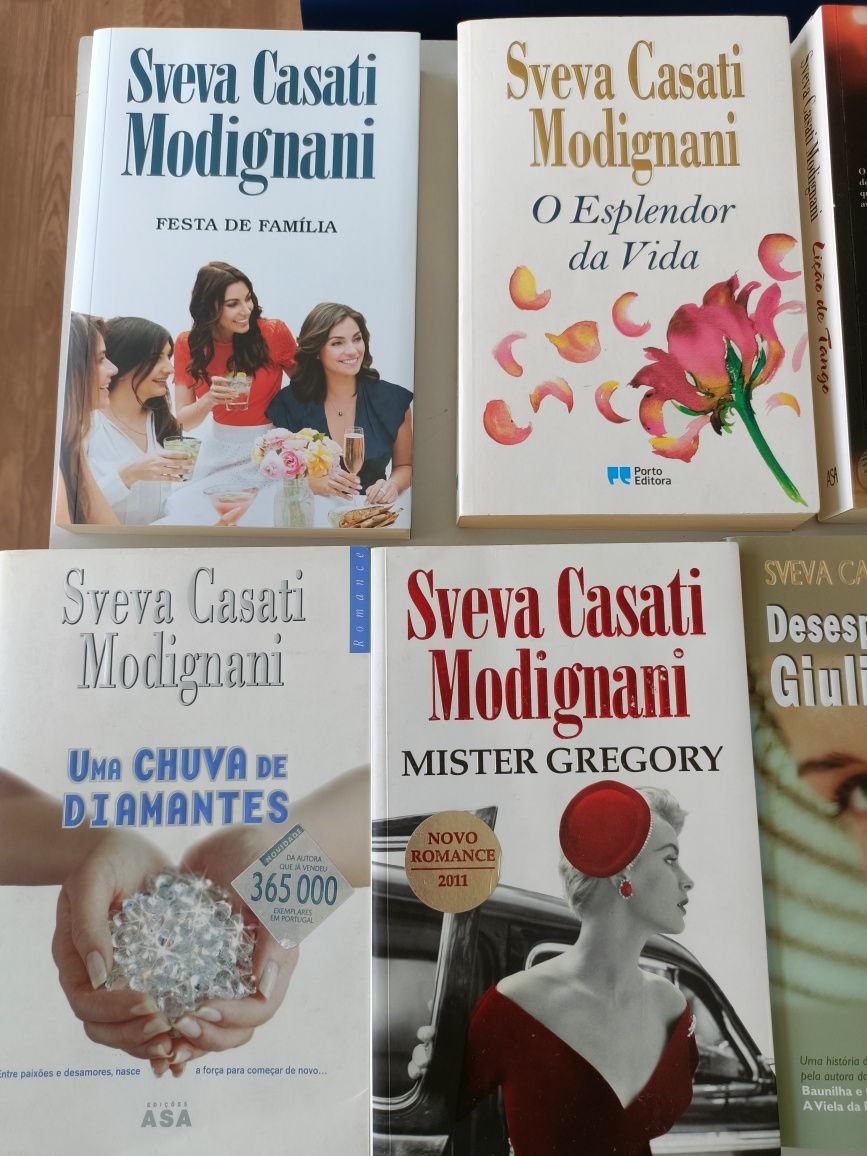 Conjunto de livros de Sveva Casati Modignani