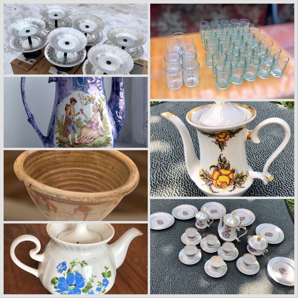 Посуд ссср (чарки, заварники, сервізи)
