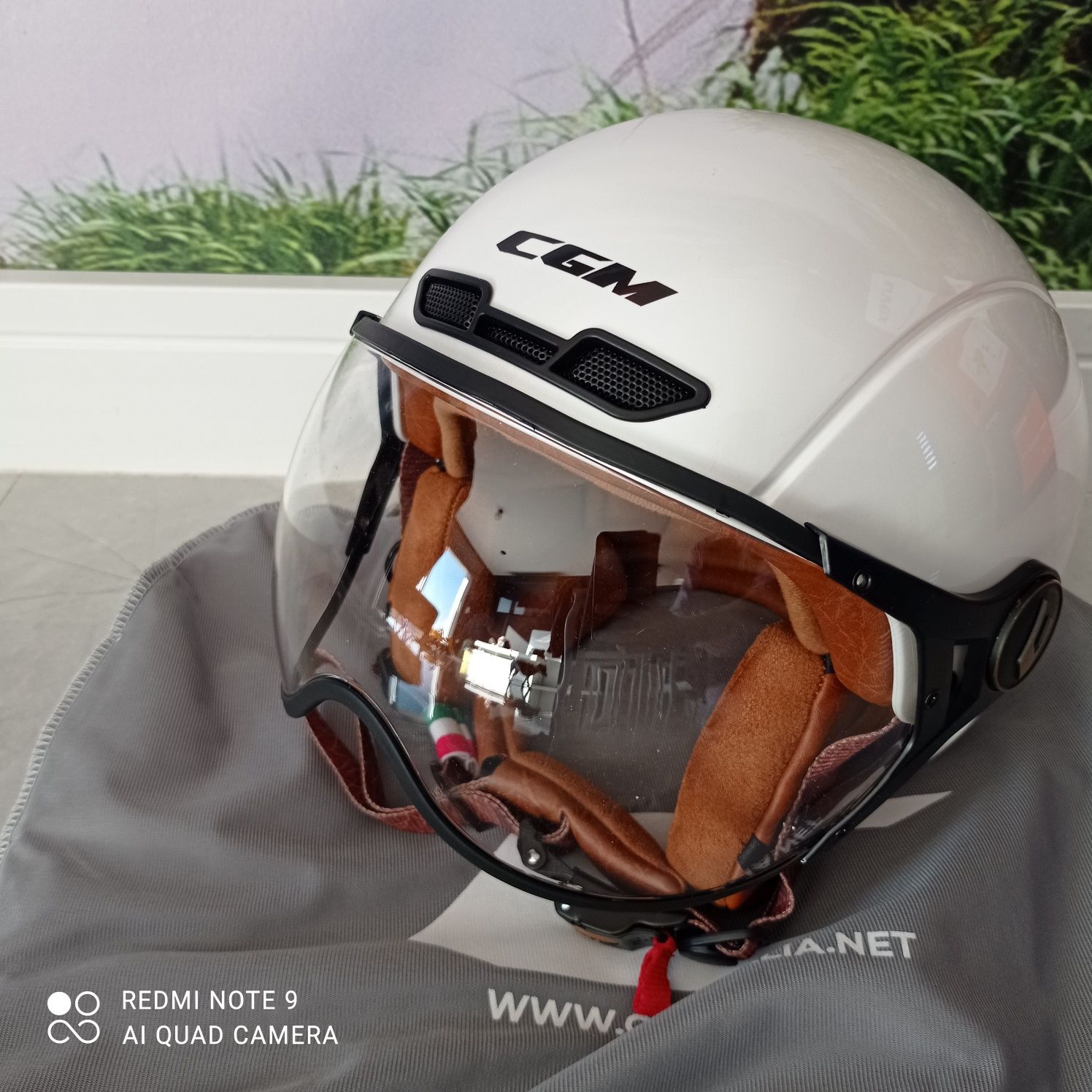 Kask włoski  motocyklowy CGM rozm xs 53-54