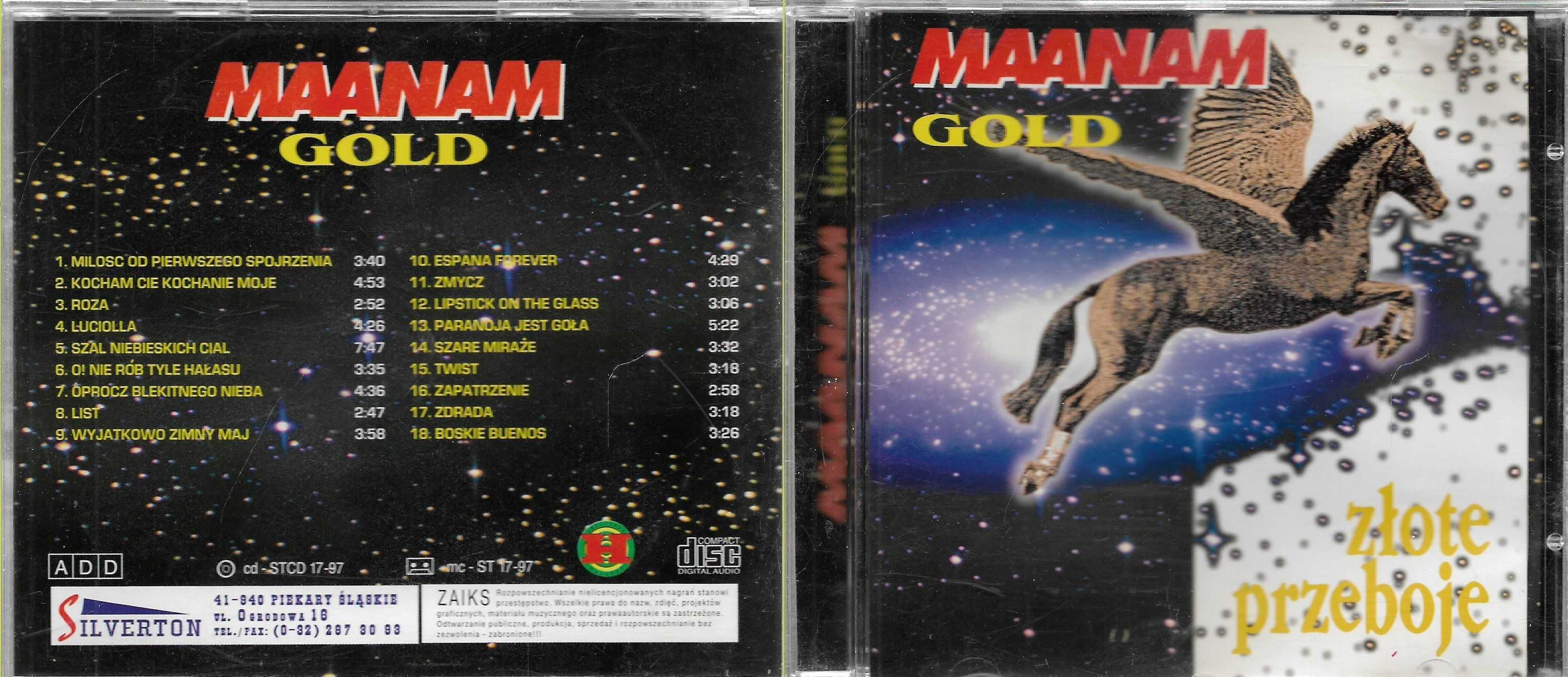 Maanam - Gold - Złote przeboje Silverton CD