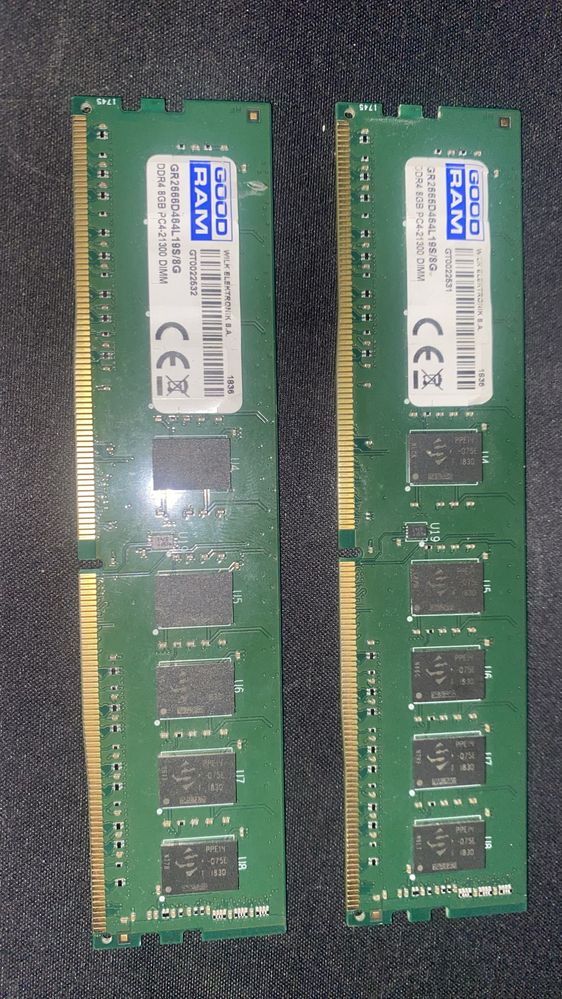 DDR4 GoodRam 16GB 2666hz 2x8=16GB