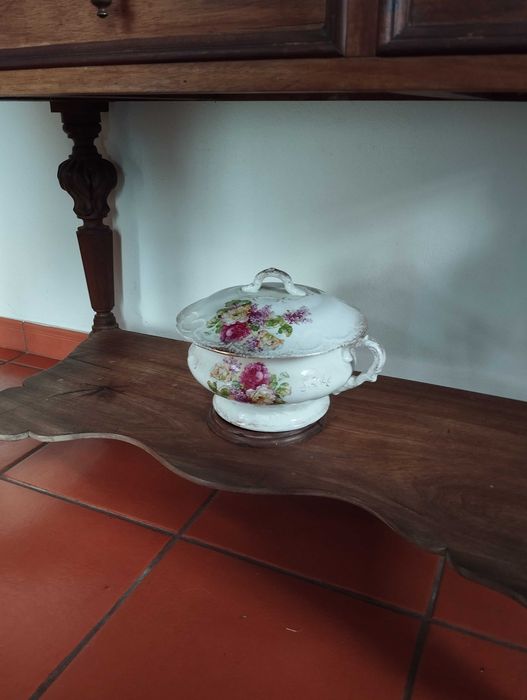 Conjunto Loiça Lavatório Antigo W M Co porcelain