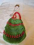 Bolsa em crochet com colar de oferta. Nova.