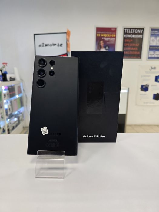 Samsung S23 Ultra 256GB - Gwarancja - Sklep - Zadbany - Czarny