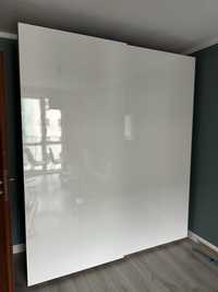 Drzwi HASVIK do szafy IKEA PAX przesuwne, połysk biały, 200x236 cm