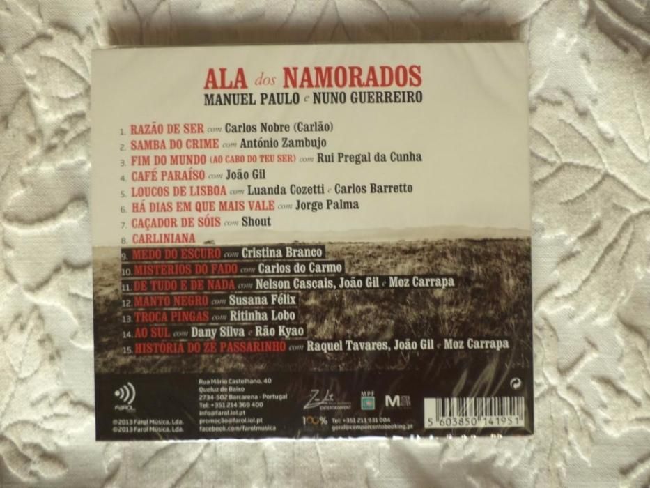 CD Ala dos Namorados Razão de Ser (portes inc)