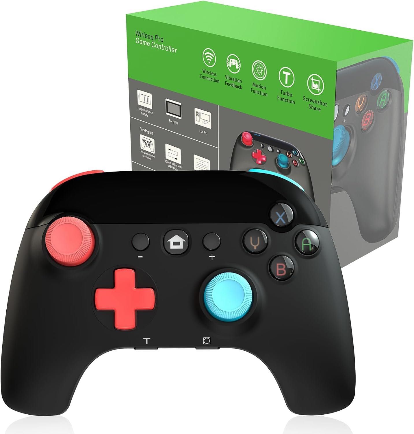 Beexcellent Wireless Pro game controller for Switch, джойстик Nintendo
