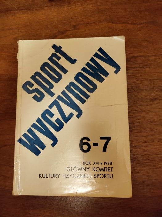 Sport wyczynowy czasopismo PRL 1978 6-7