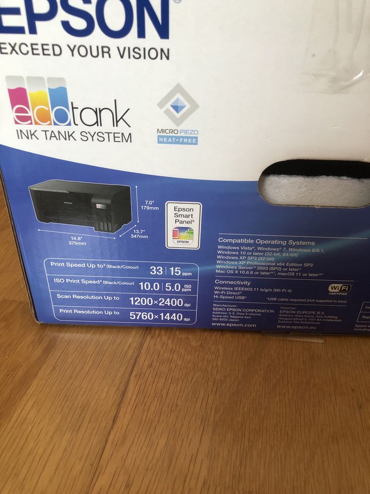 Impressora Epson EcoTank com Tinteiros InkDraw (stencil tatuagem)