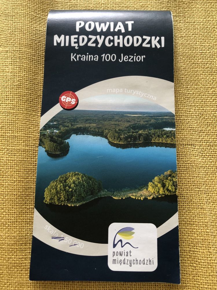 Pojezierze  Międzychocko - Sierakowskie i mapa powiat Międzychocki