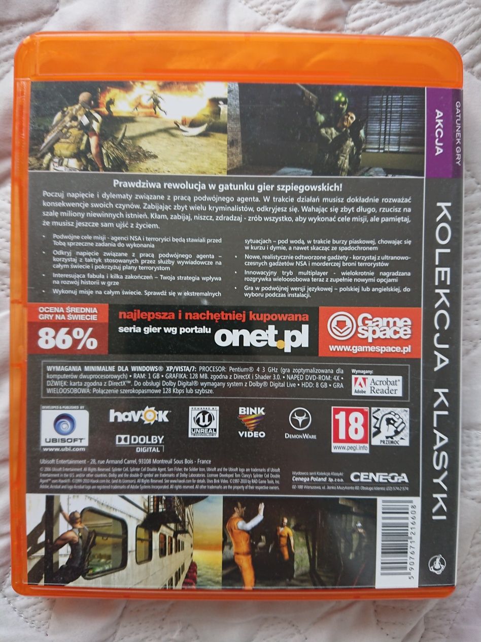 Gra na PC .Tom Clancy's Double Agent .