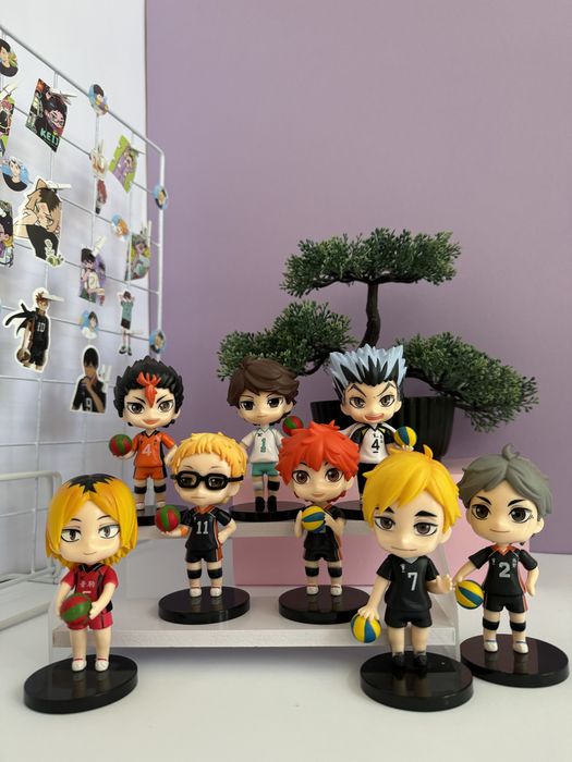 Haikyuu! Аніме волейбол нові фігурки чібі статуетки
