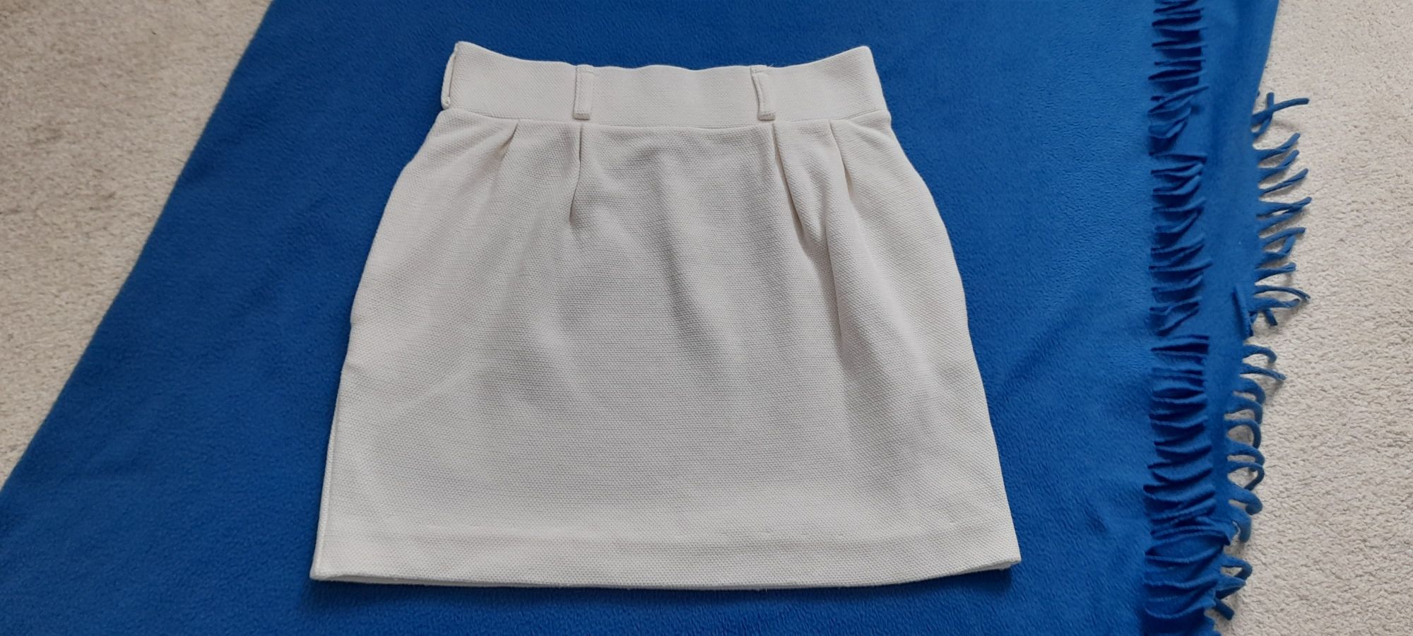 Biała bawełniana spódnica Mango S