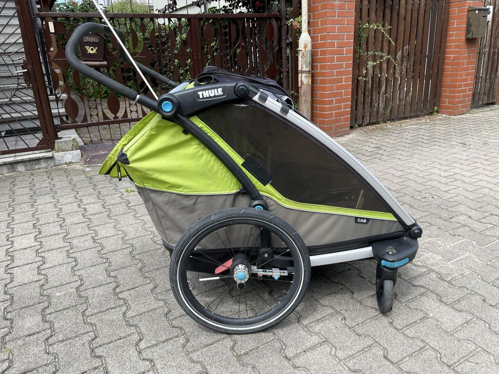 Thule CAB2 - przyczepka rowerowa/wózek dla dwójki dzieci