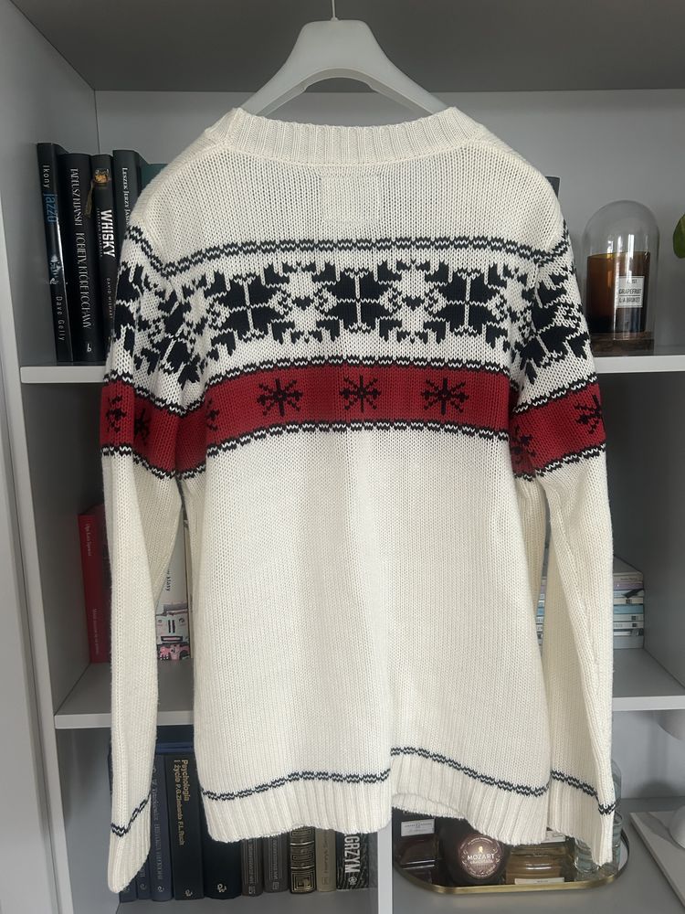 Kardigan męski sweter zimowy świąteczny Ultramagnetic jak H&M Zara