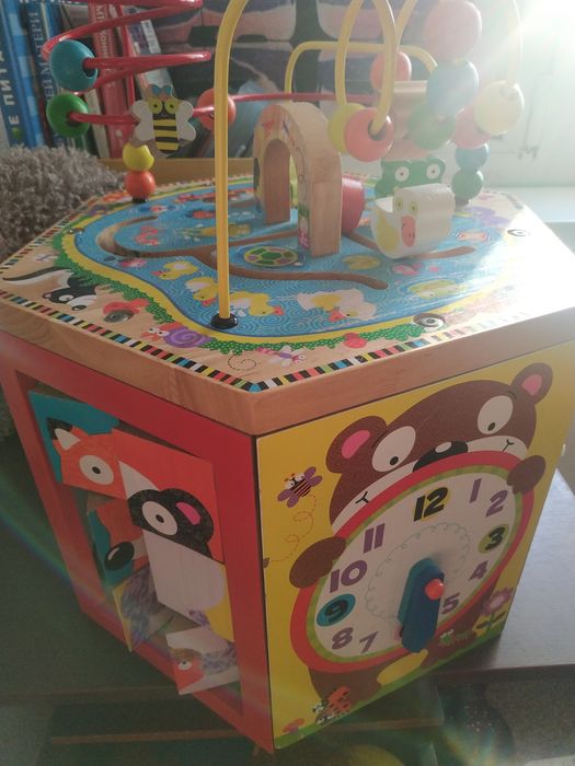 Бизи куб, развивалка мелкой моторики, логики и воображения