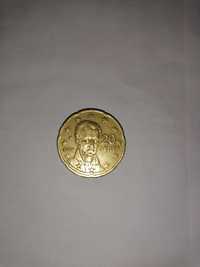 Moeda rara 20 cêntimos Grécia 2002
