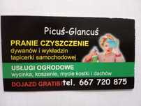 Pranie czyszczenie dywanów, tapicerek meblowych - samochodowych