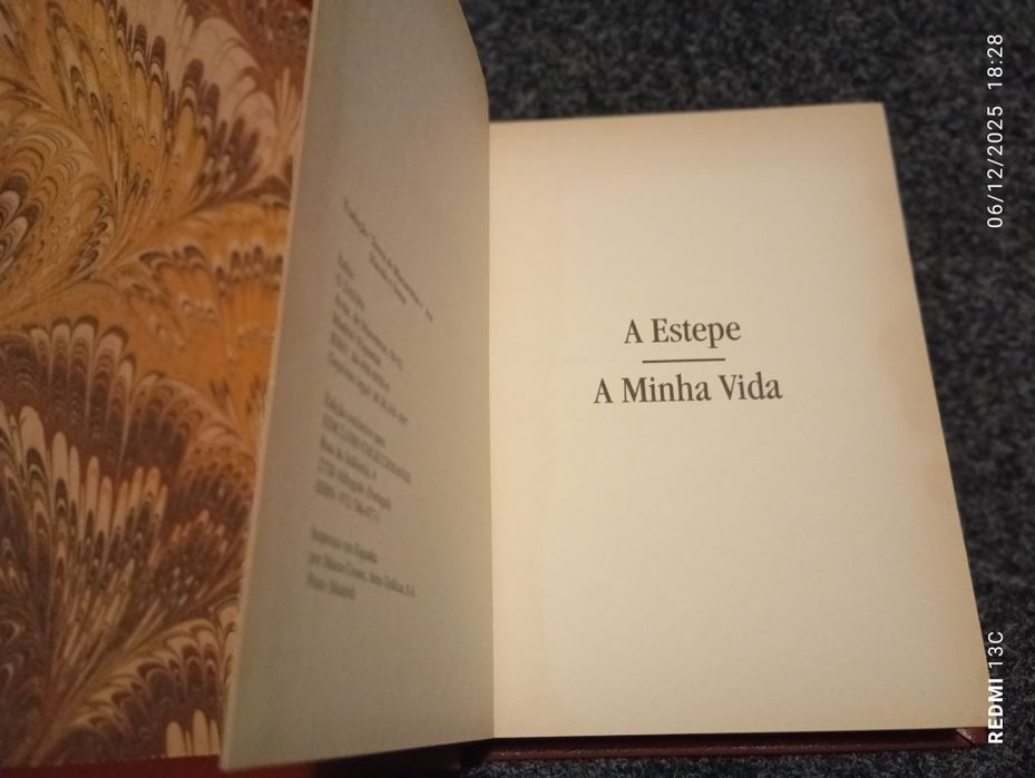 Livro " A estepe - A minha vida"