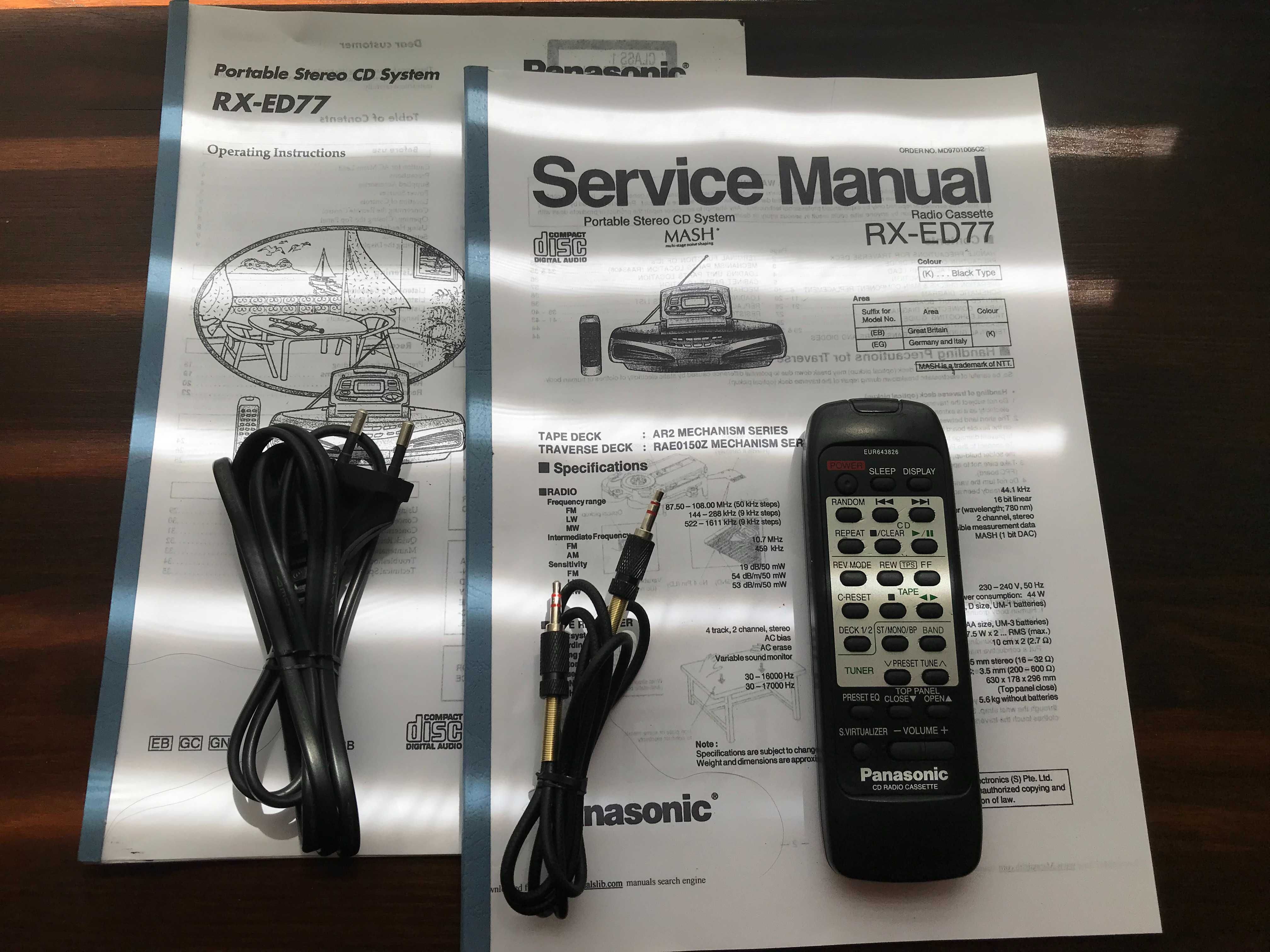 Panasonic RX-ED77 Cobra