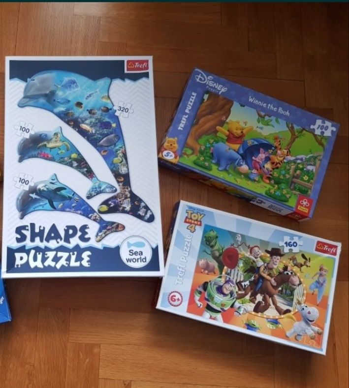 Puzzle trefl 3 szt