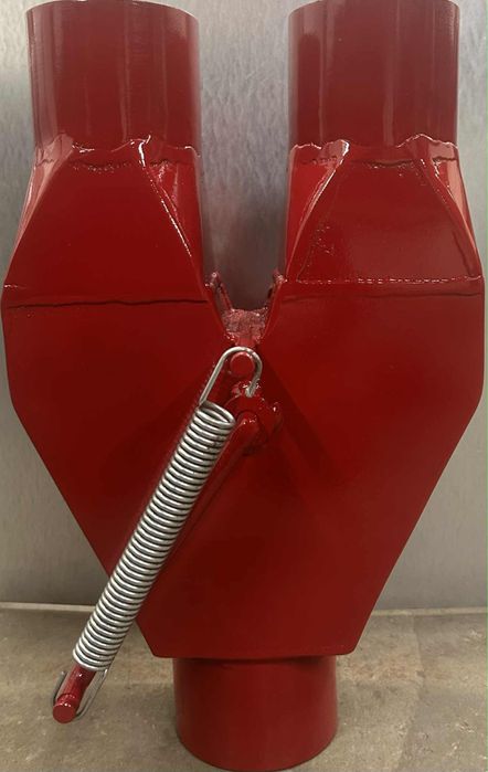 Rozdzielacz dwudrogowy do śrutownika