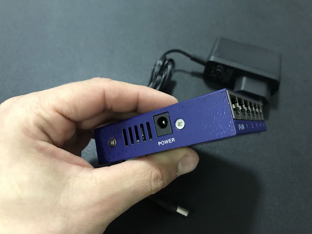 5 портов свич Gembird NS-5PM 100 мегабит інтернет свичь RJ45
