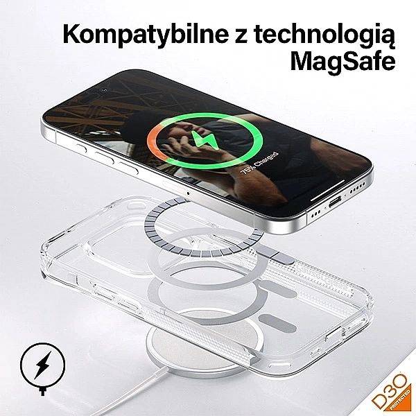 Etui PanzerGlass HardCase z MagSafe z D3O i certyfikatem Military Grad
