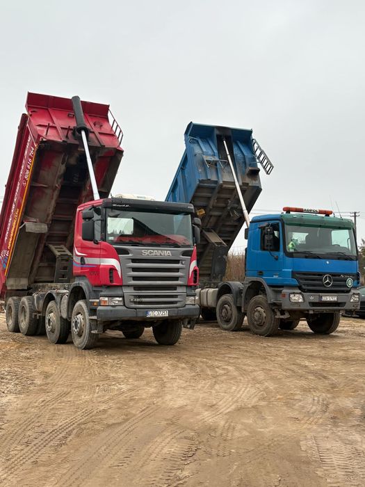 Piasek, kamień, Gruz mielony, czarnoziem, żwir, wykopy, Transport
