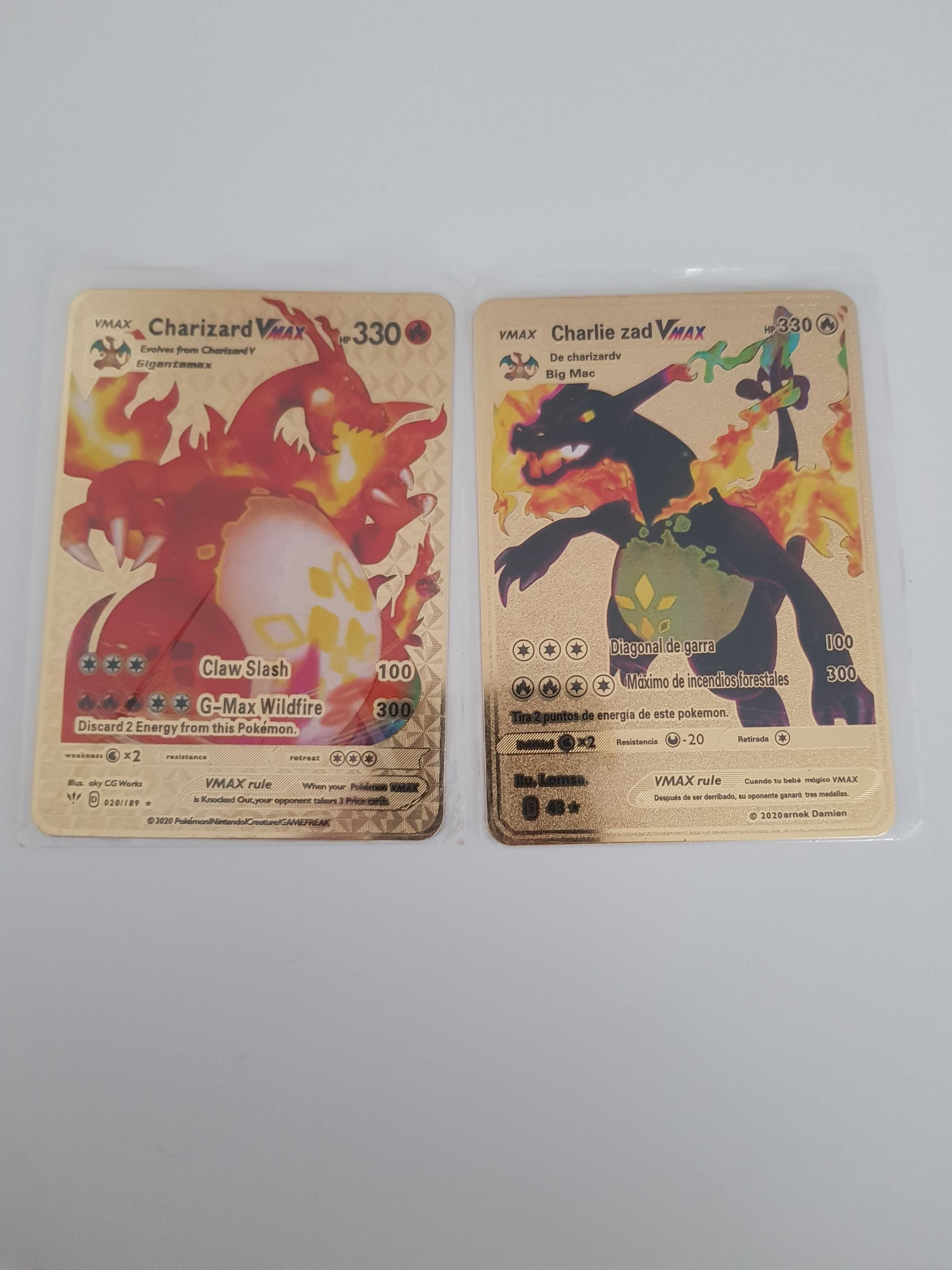 Charizard Metal Card