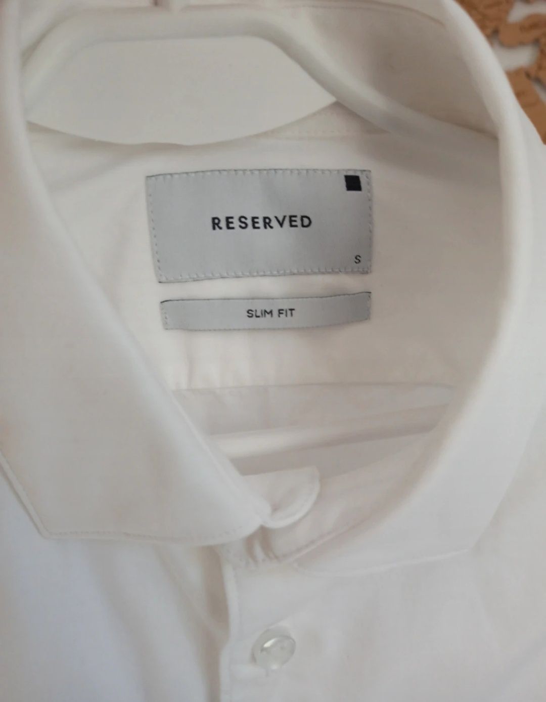 Nowa! Koszula męska biała Reserved Slim fit S