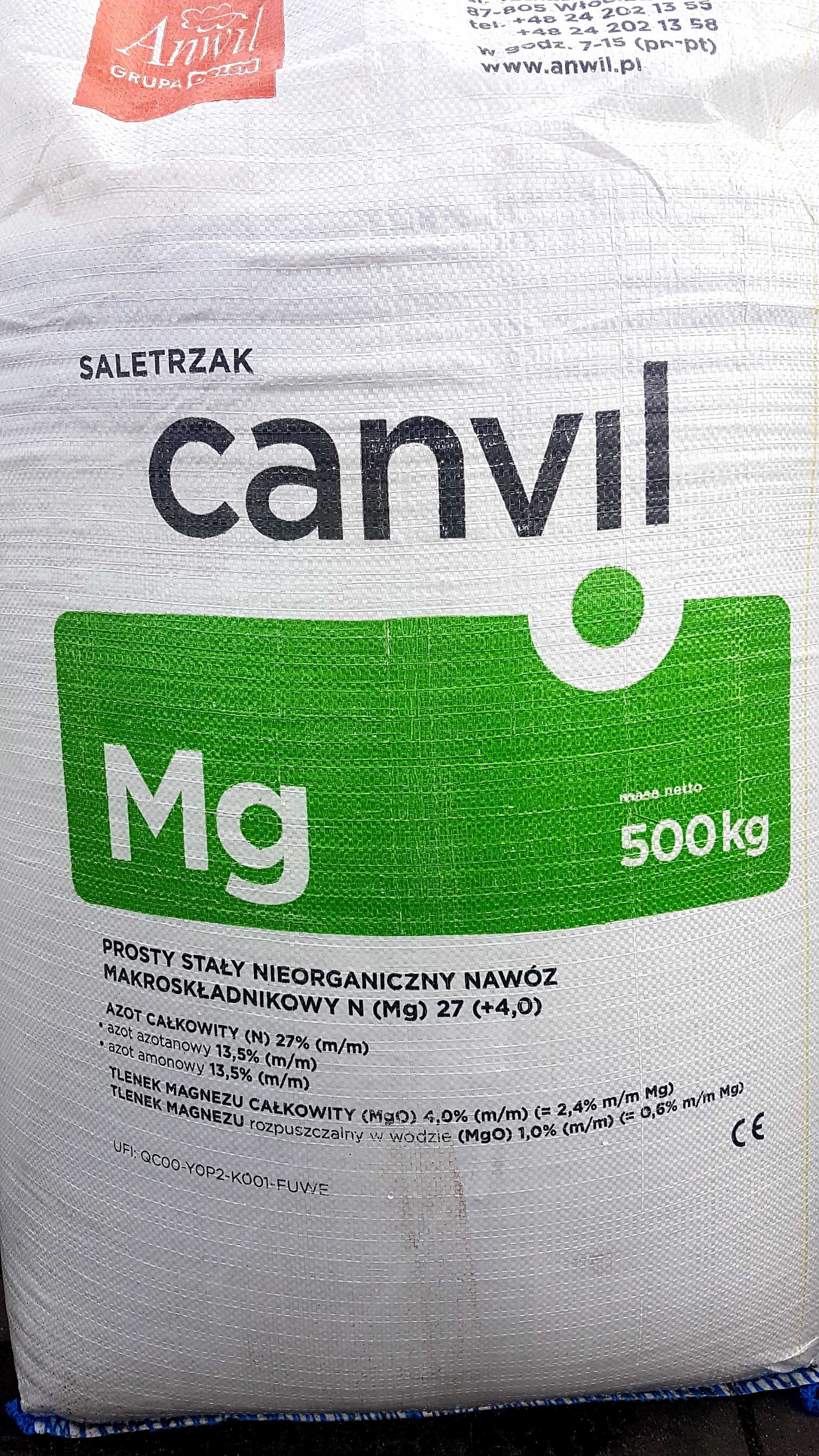 Saletrzak Canvil 27N nawóz azotowy z magnezem