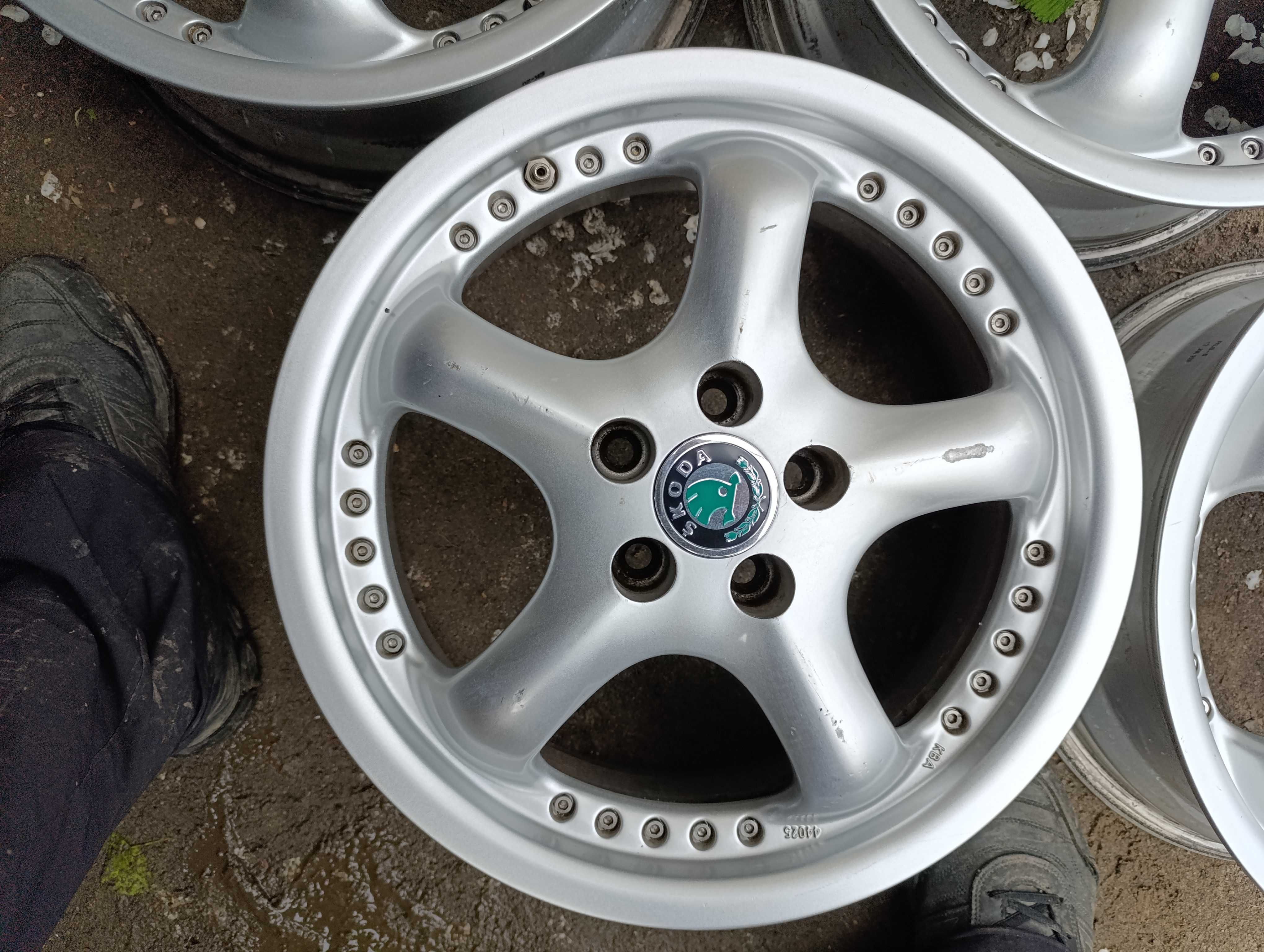 Диски литі r16 5*100 Skoda Octavia Rapid Fabia Seat Vw Bora Golf Polo