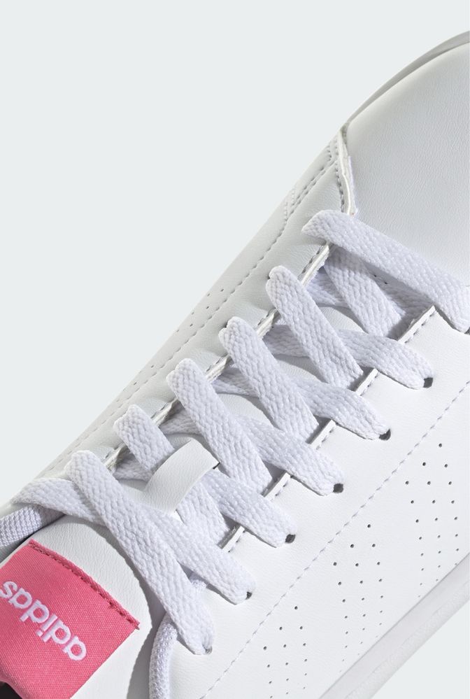Adidas женские белые кроссовки кеды Advantage