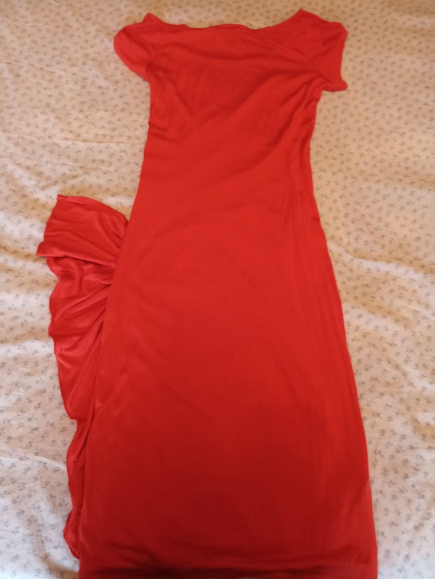 Vestido vermelho da Mango