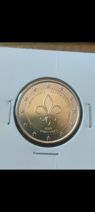 5 de moedas de 2€ comemorativas