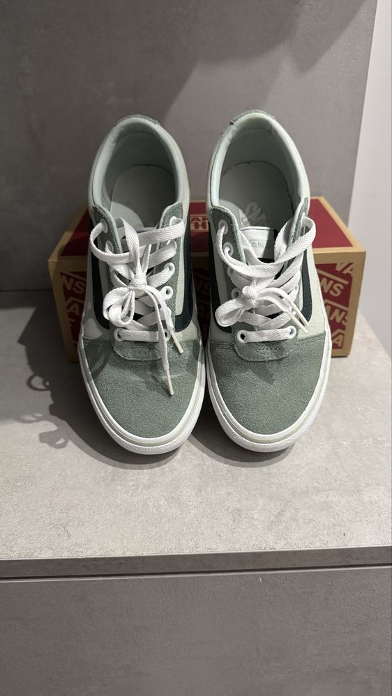 Кеди Vans зелені