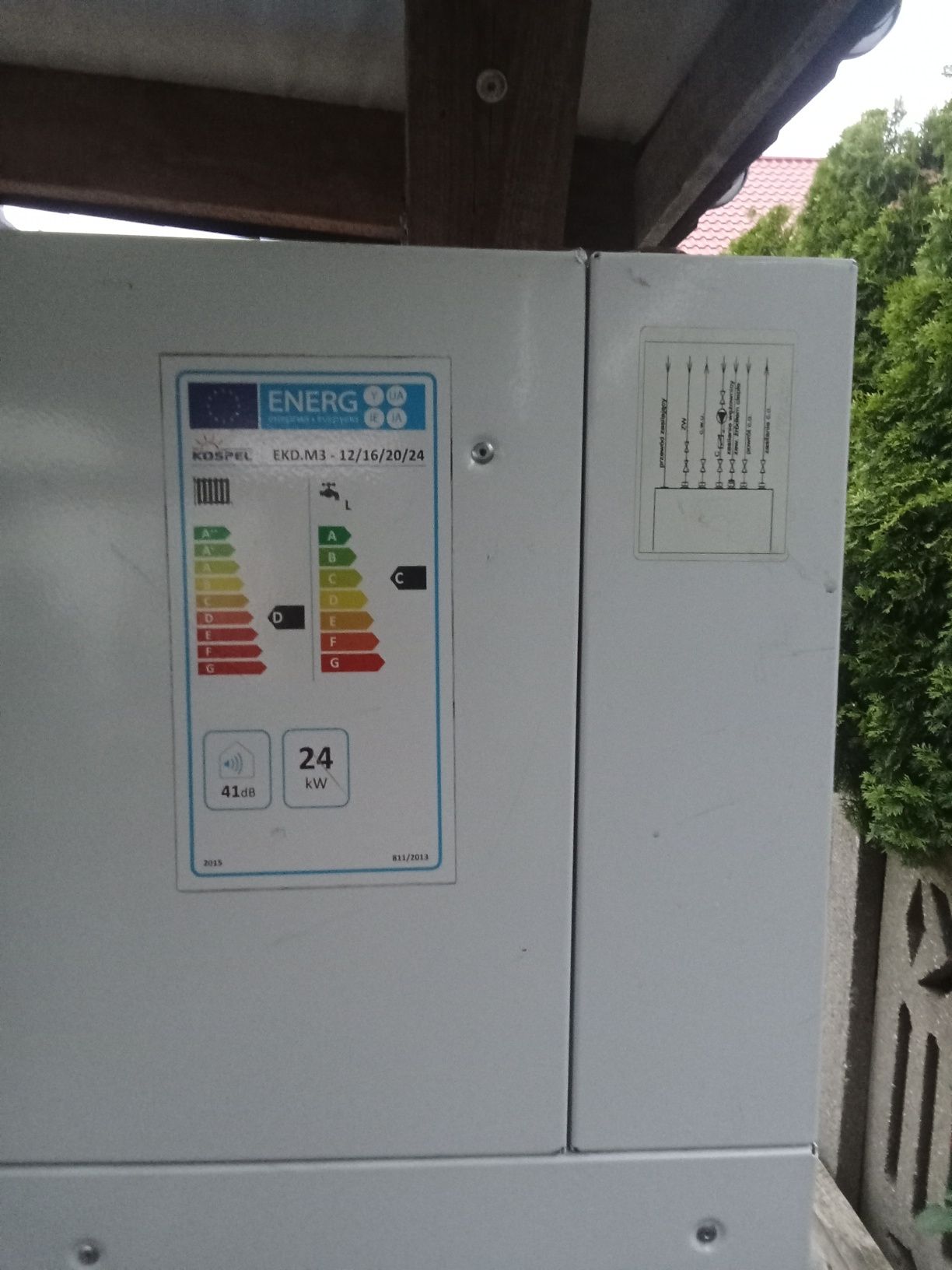 Piec C.O elektryczny z zasobnikiem cwu