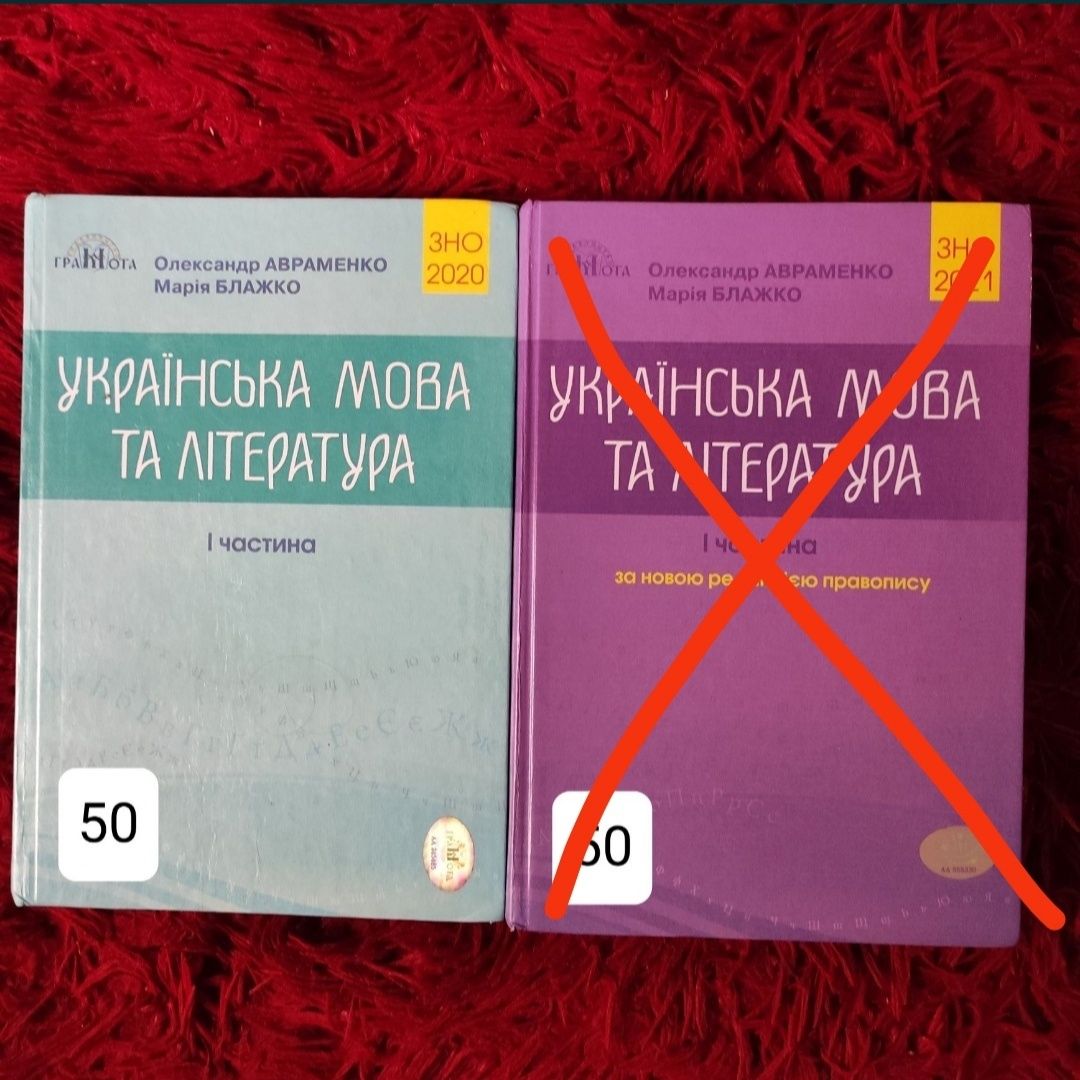 Книги для підготовки до ЗНО