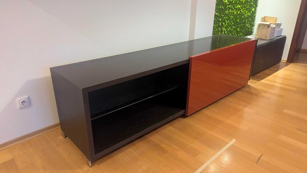 Zestaw mebli do salonu, szafka RTV, komoda, polki