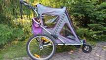 Przyczepka rowerowa dwuosobowa Queridoo Speedkid 2