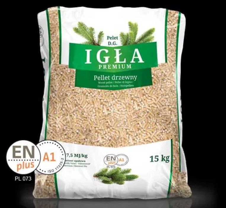 Pellet drzewny Transport GRATIS Igła Premium ENplus A1 6mm