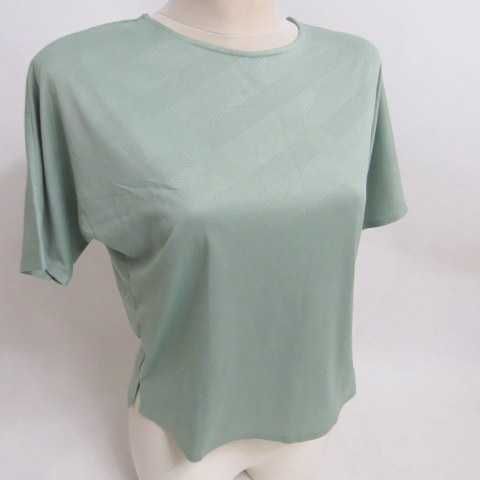 BLUZKA sportowa damska żakardowa KOSZULKA DO TRENINGU szybkoschnąca S