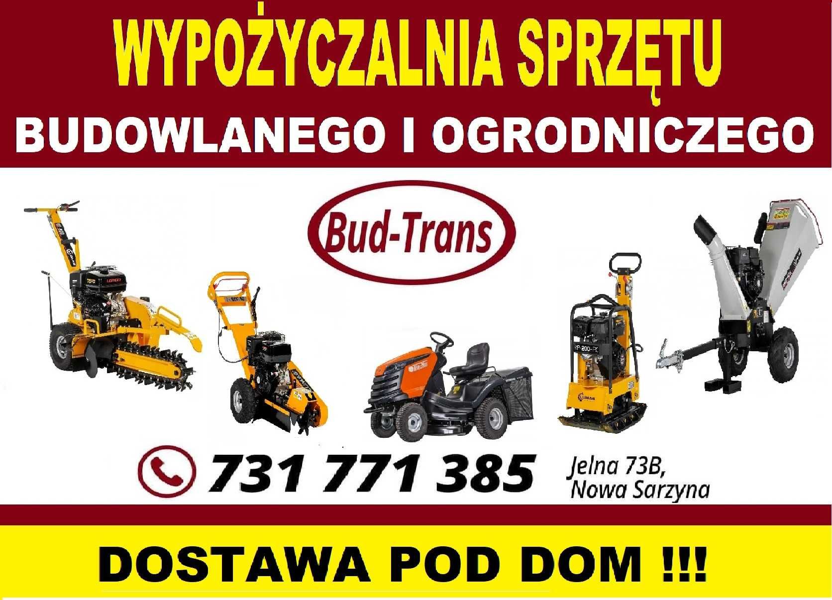 Wypożyczalnia sprzętu (zagęszczarki, cykliniarki, frezarki do betonu)