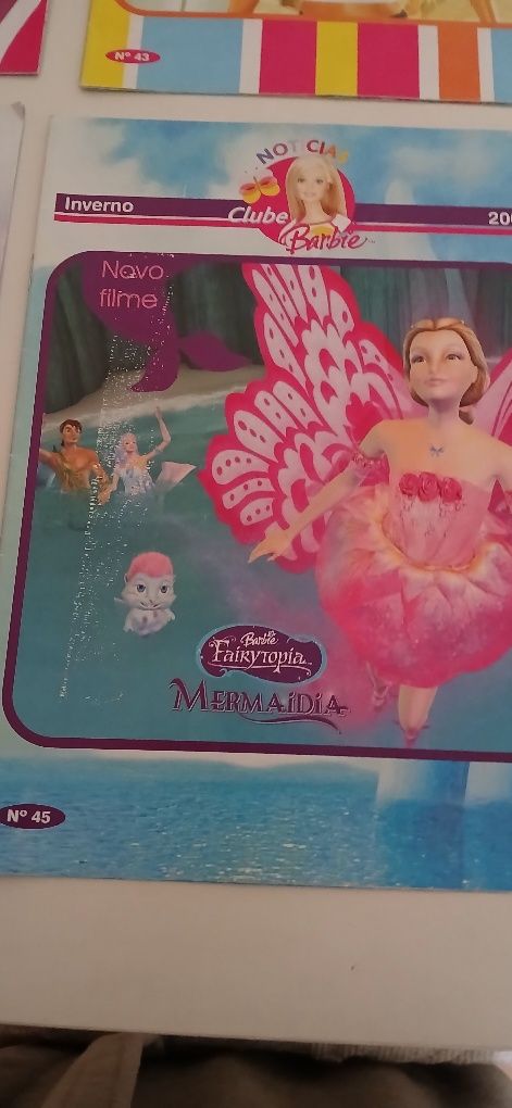 Revistas Barbie de 2005 e 2006