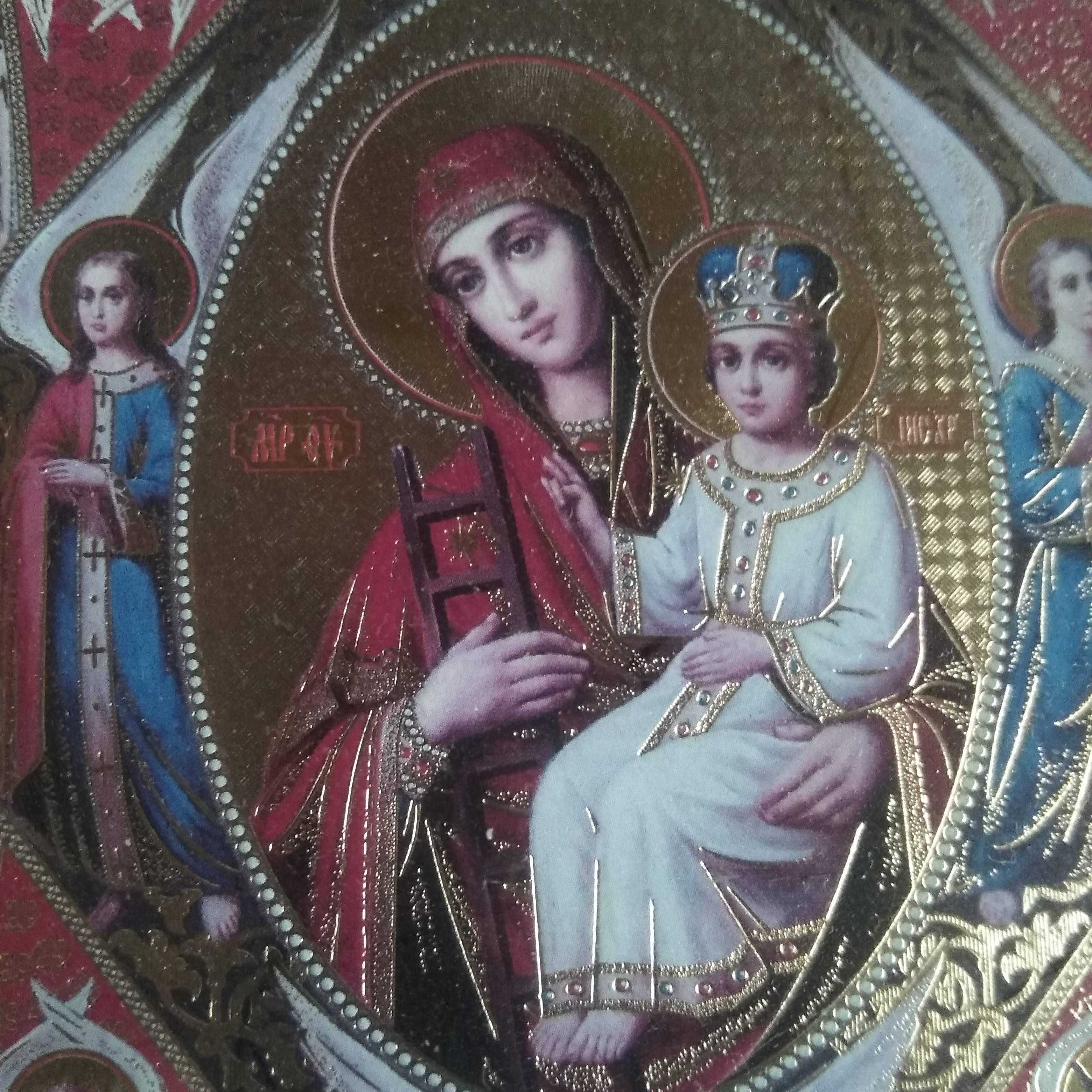 Ікона образ свят Богородиці Неопалима Купина 23х20х3см