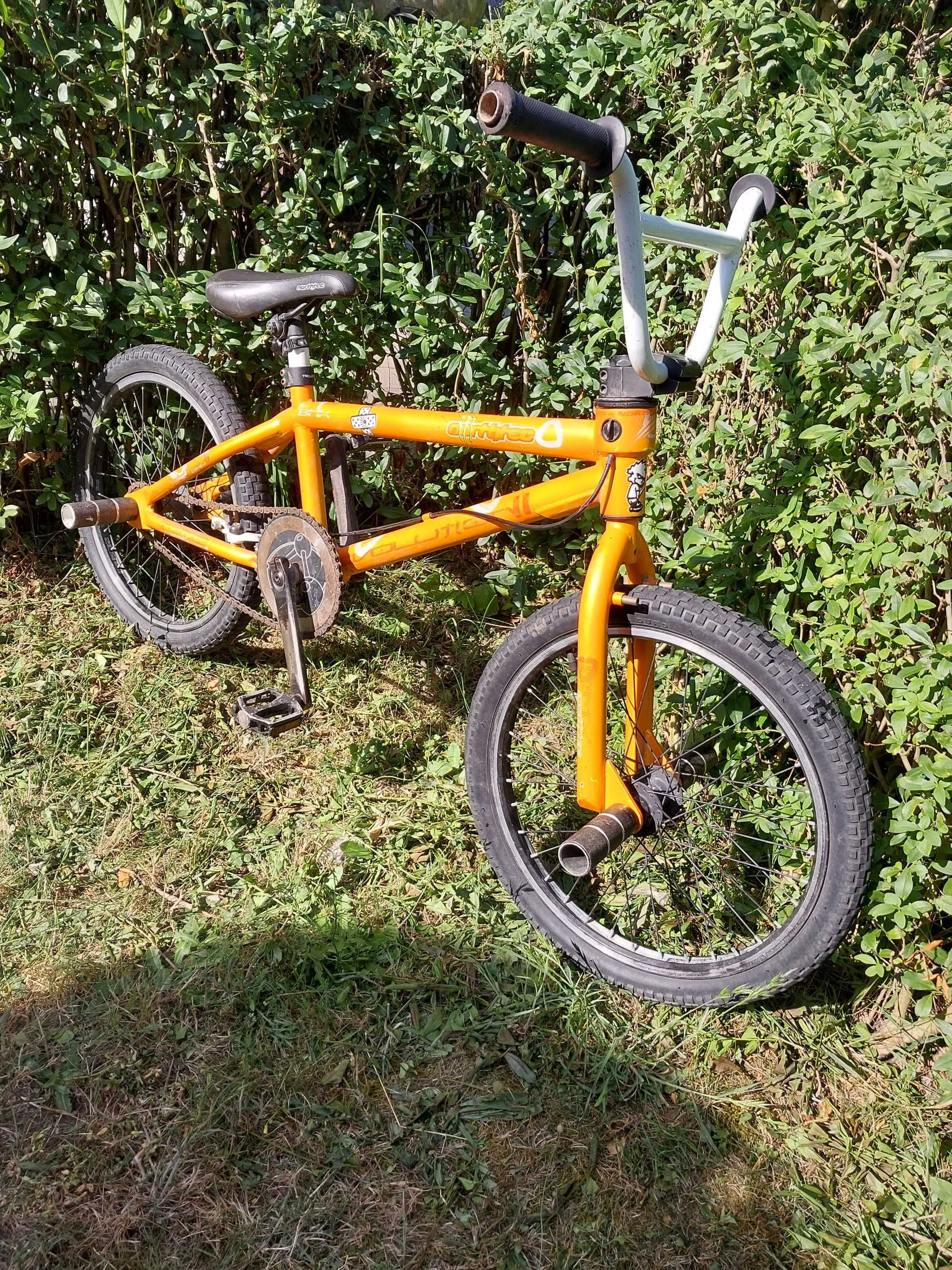 BMX pegi komplet 20 cali 20" pomarańczowy